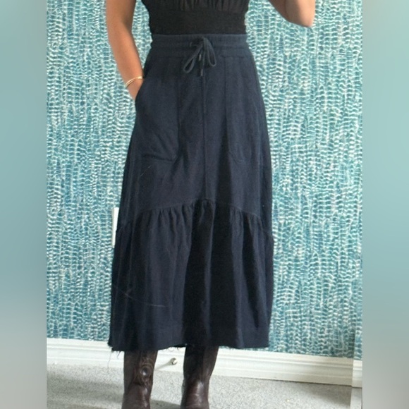 ME+EM Navy Maxi Skirt - Picture 7 of 8